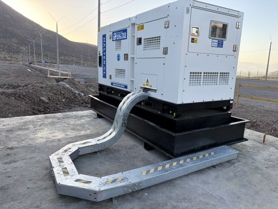 Grupo electrógeno instalado